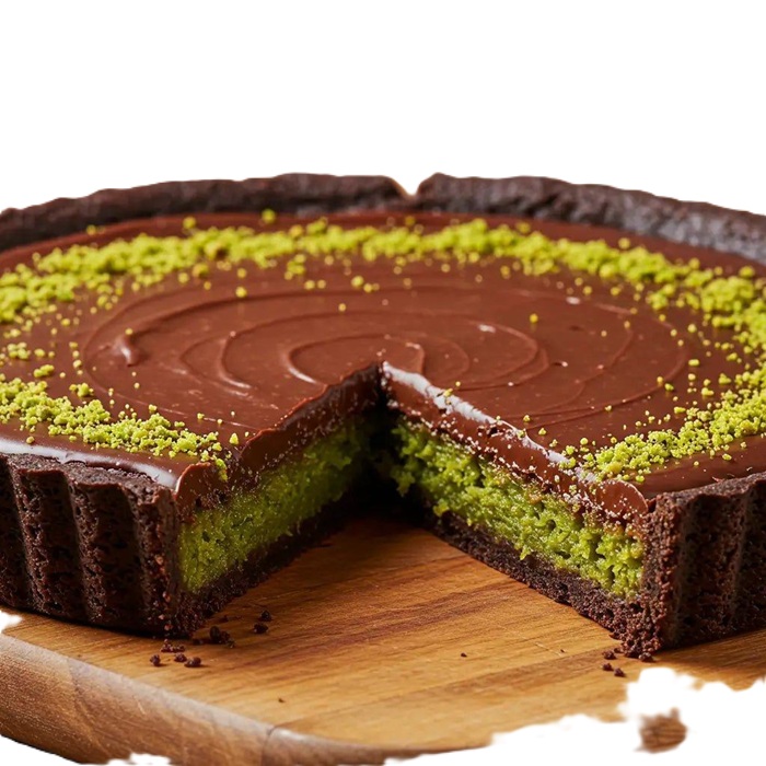 Pistachio Kunafa Chocolate Cake and Cupcakes — a Saudi Arabia dish