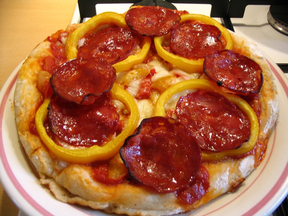 Pizza with Peppers — world recipes