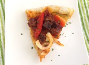 Plantain Pizza — lunch