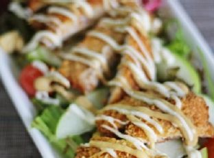 Pork Schnitzel And Apple Salad — a Germany dish