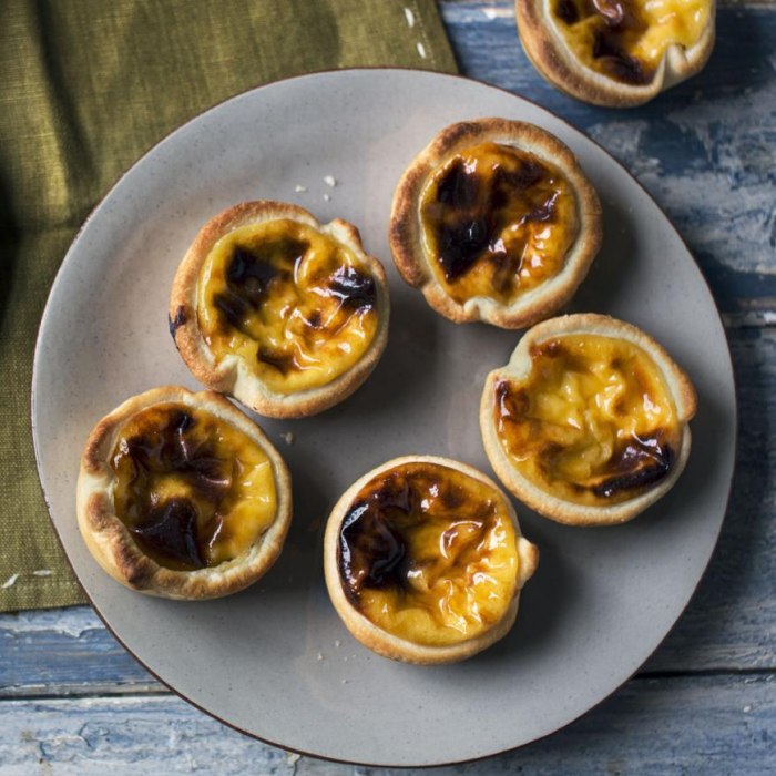 Portuguese custard tarts — a Portugal dish