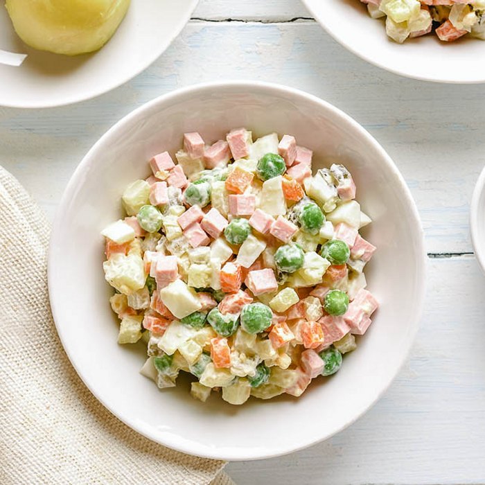 Potato Salad (Olivier Salad) — a Russia dish