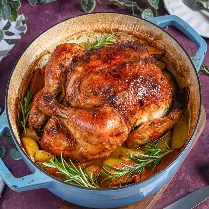 Poulet Roti a l'Algerienne (Algerian Roast Chicken) — a Algeria dish