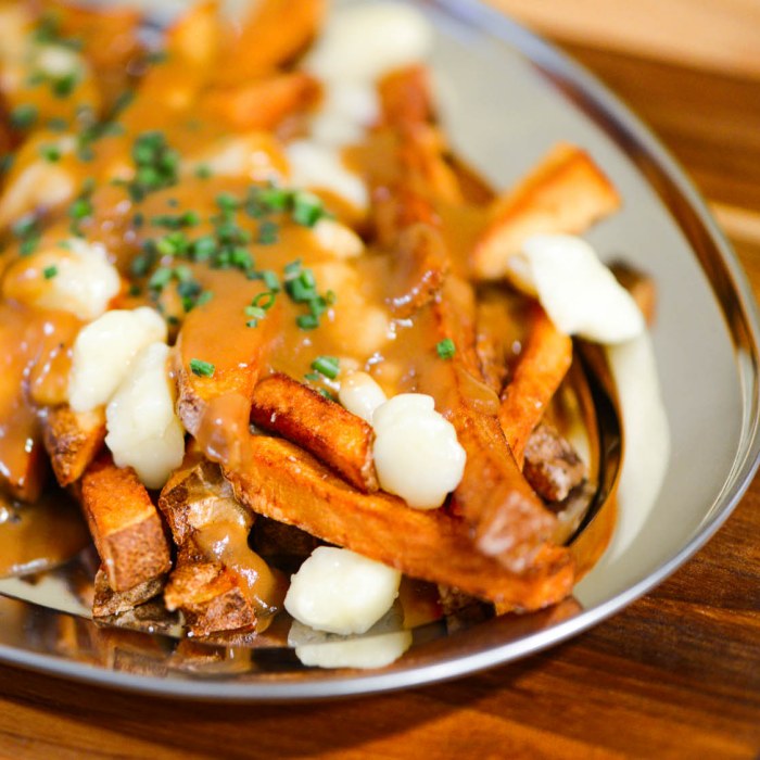 Poutine — a Canada dish