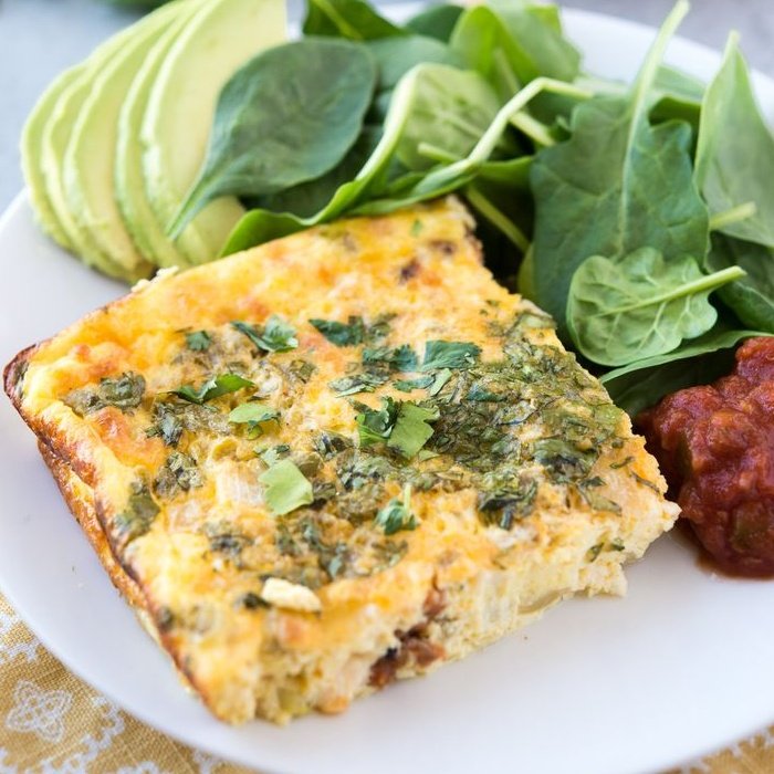 Provençal Omelette Cake — a France dish