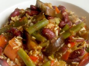 Red Kidney Bean Jambalaya — lunch