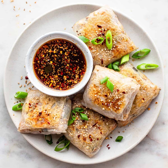 Rice paper dumplings — a Vietnam dish