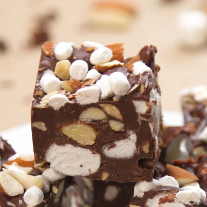 Rocky Road Fudge — a United States dish