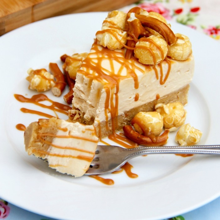 Salted Caramel Cheescake — a United States dish