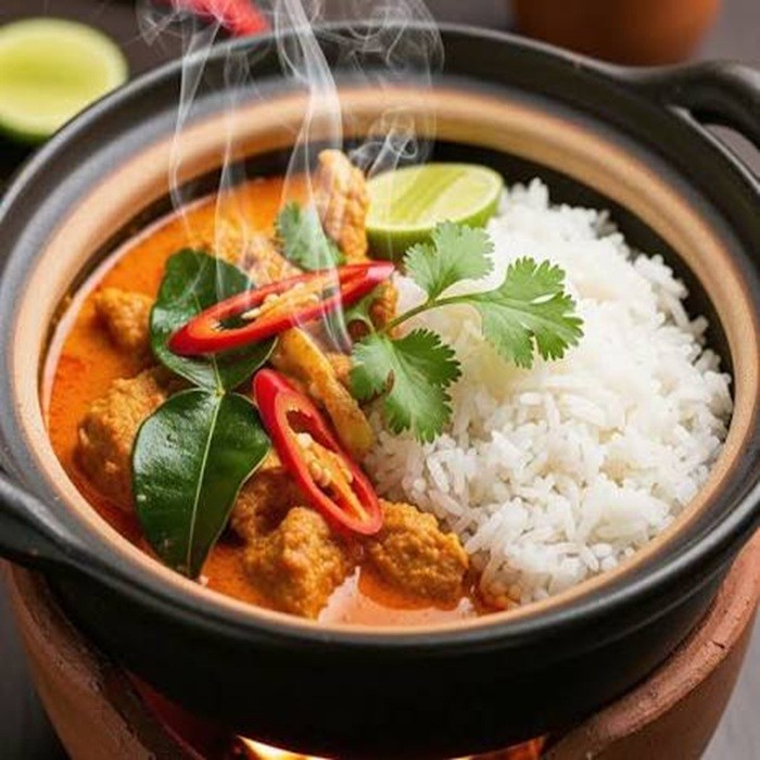 Samlar Kari – Khmer Red Curry — chicken