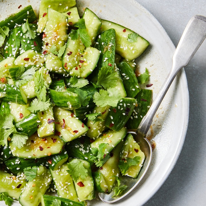 Sesame Cucumber Salad — a China dish