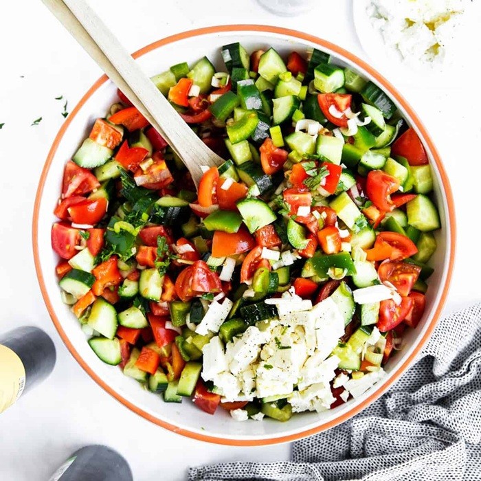 Shopska Salad — vegetarian
