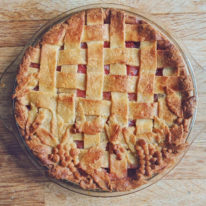 Strawberry Rhubarb Pie — a United Kingdom dish
