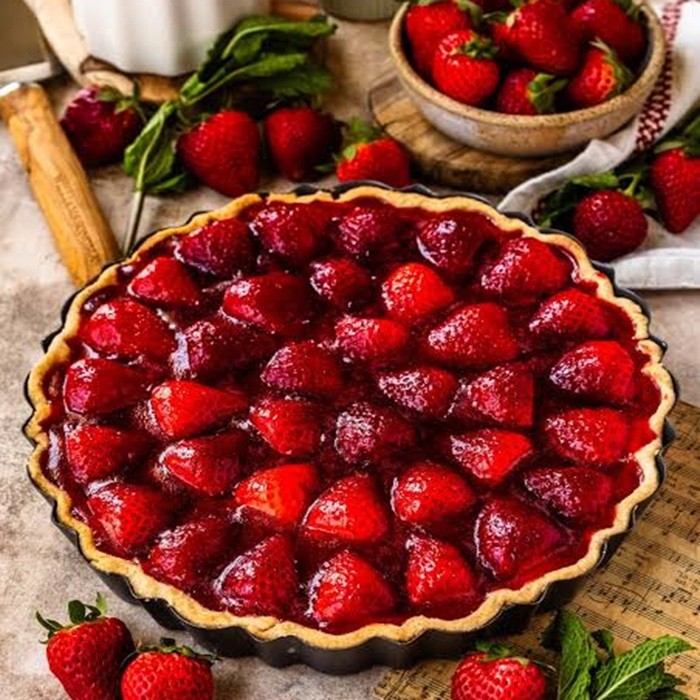 Strawberry tart — dessert