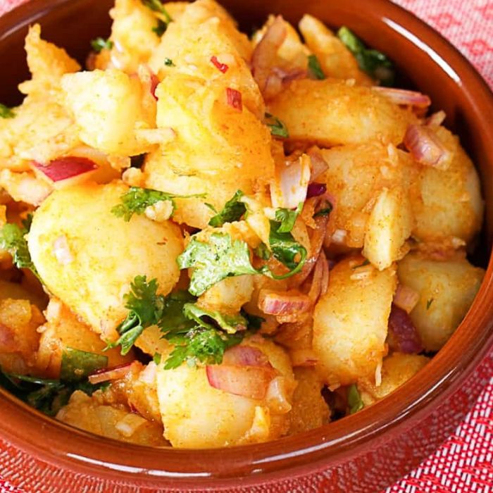 Sweet potato salad — a Turkey dish