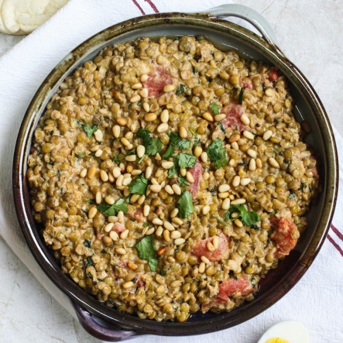 Tahini Lentils — a Morocco dish