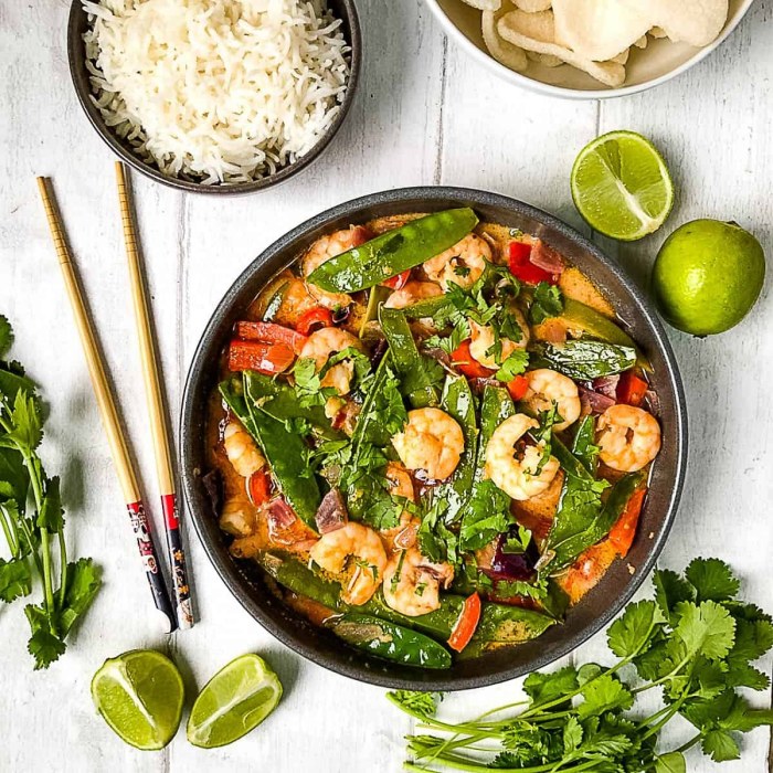 Thai prawn curry — a Thailand dish