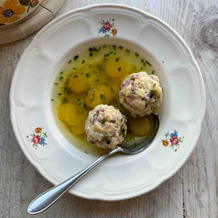 Tirolean Dumplings — pork