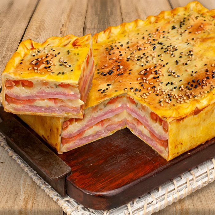 Torta de fiambre — a Uruguay dish