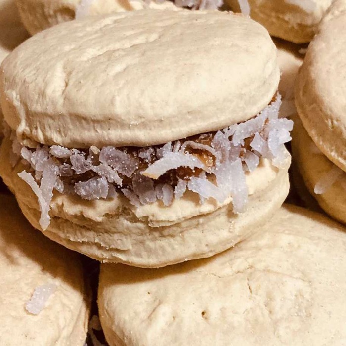 Vanilla alfajores — a Uruguay dish
