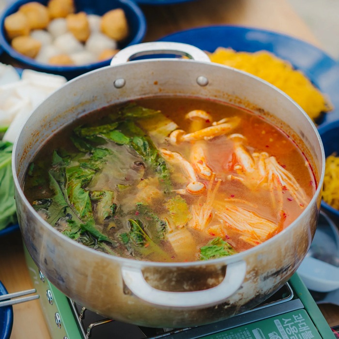 Vietnamese-style veggie hotpot — a Vietnam dish