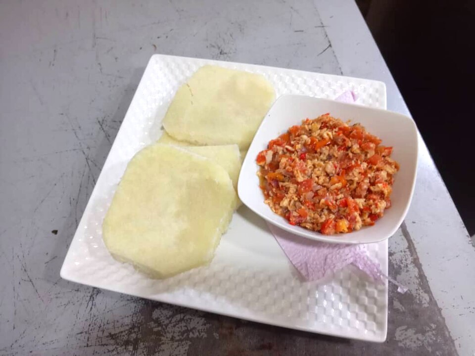 Yam and Egg Sauce — world recipes